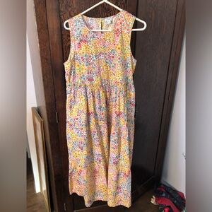 J. Crew Floral Midi Dress